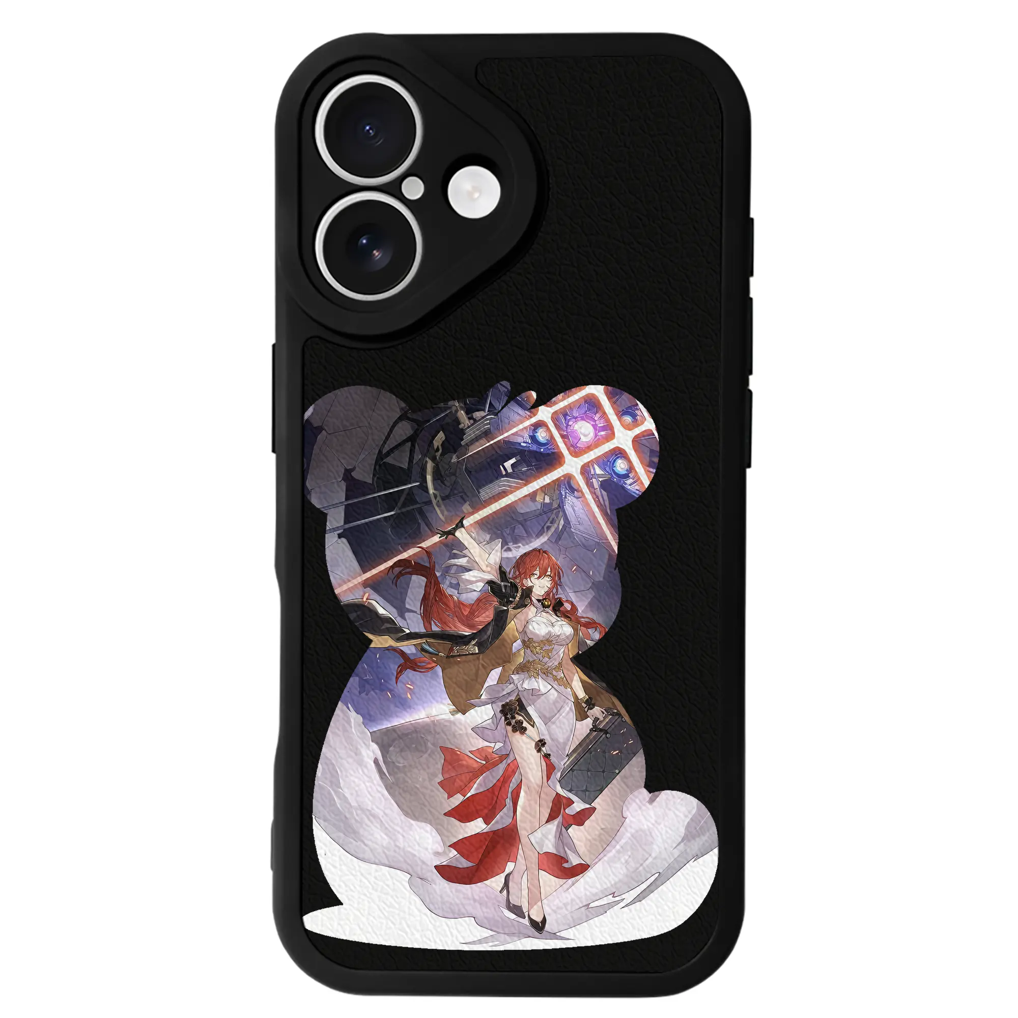 崩壊：スターレイル グッズ 姫子 - IPhone 16シリーズ対応 ・ シリコンスマホケース ・ レザー調 ・ 高精度フィット ・ 耐衝撃 ・ ワイヤレス充電対応 ・ 精密カット